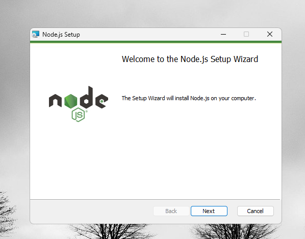 install node js